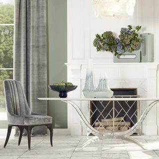 Chorda 84" Rectangular Dining Table (Iron Base, Stoneware Top)