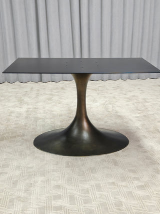 Oval Metal Trumpet Base without tabletop