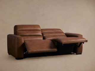 Borough Leather Two-Piece Motion Sofa
