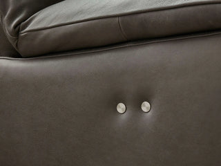Rowland Tailored Leather Four-Piece Armless Motion Modular Sofa