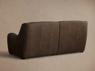 Perry Leather Two-Piece Motion Sofa