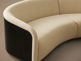 Finnley Three-Piece Curved Sectional