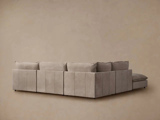 Owen Nubuck Leather Five-Piece Sectional
