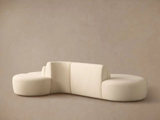 Lovina Three-Piece Sectional with Ottoman