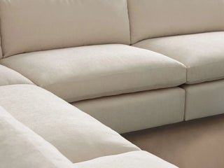 Kipton Slim Arm Five-Piece Chaise Sectional
