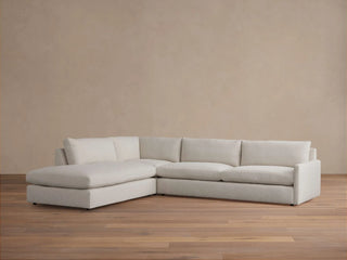 Kipton Slim Arm Three-Piece Bumper Sectional