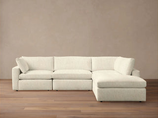 Beale Four-Piece Bumper Sectional
