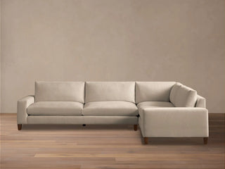 Kipton Wide Arm Elevated Two-Piece Sectional