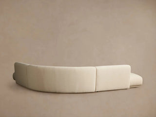 Gianni Three-Piece Curved Bumper Sectional