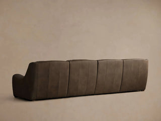 Perry Leather Four-Piece Motion Sofa