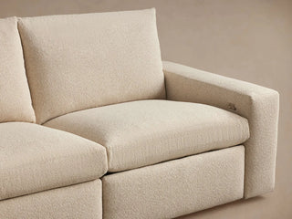 Kipton Wide Arm Four-Piece Motion Modular Sofa