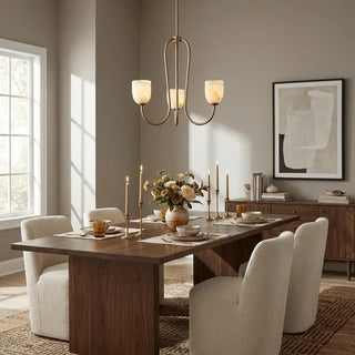 Trillium Alabaster Chandelier
