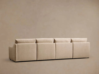 Kipton Slope Arm Four-Piece Motion Modular Sofa