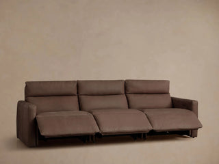 Rowland Tailored Leather Three-Piece Motion Modular Sofa