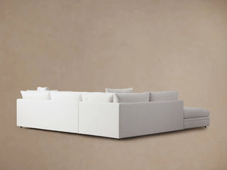 Pavo Three-Piece Left Arm Sectional in Barbados Cream