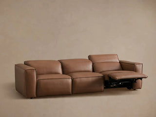 Coburn Leather Three-Piece Motion Sofa