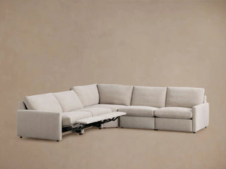 Kipton Slim Arm Five-Piece Motion Corner Sectional