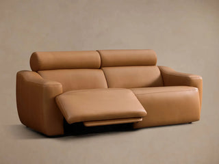 Fia Leather Two-Piece Motion Sofa