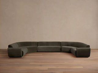Gianni Five-Piece Curved Sectional
