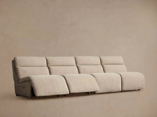 Rowland Tailored Four-Piece Armless Motion Modular Sofa