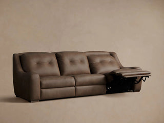 Perry Leather Three-Piece Motion Sofa