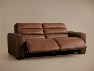 Borough Leather Two-Piece Motion Sofa
