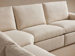 Kipton Wide Arm Five-Piece Motion Corner Sectional