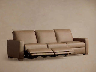Remington Leather Three-Piece Motion Sofa