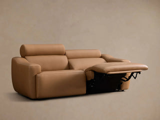 Fia Leather Two-Piece Motion Sofa