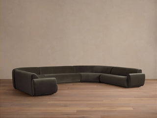 Gianni Five-Piece Curved Sectional