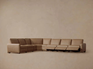Remington Leather Six-Piece Motion Sectional