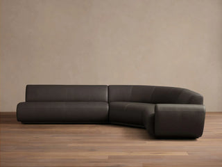 Gianni Leather Three-Piece Sectional
