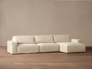 Keegan Tailored Three-Piece Chaise Sectional
