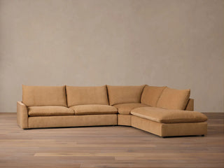 Calistoga Three-Piece Bumper Sectional