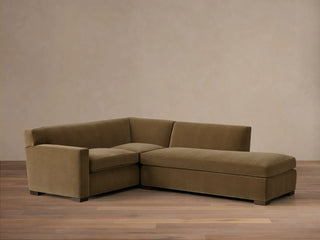 Bronte Two-Piece Bumper Chaise Sectional