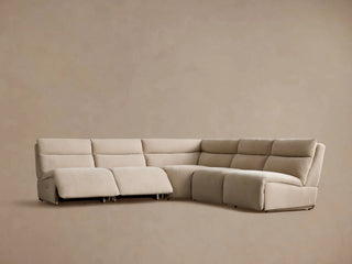 Rowland Tailored Five Piece Armless Motion Corner Sectional
