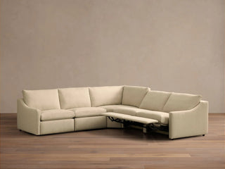 Kipton Slope Arm Five-Piece Motion Corner Sectional