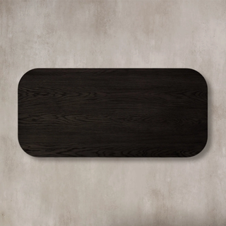 Finley Wood Coffee Table: Minimalist Fluted Rectangular Wood Coffee Table