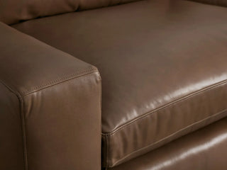 Kipton Wide Arm Leather Sofa