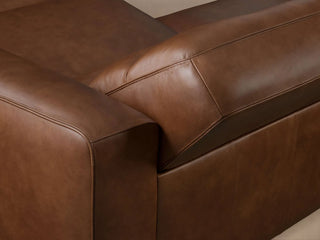Borough Leather Two-Piece Motion Sofa