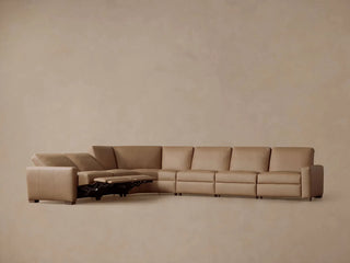 Remington Leather Six-Piece Motion Sectional