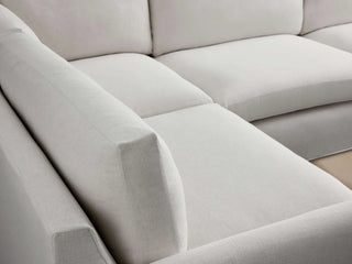 Kipton Slim Arm Slipcovered Two-Piece Sectional