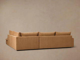 Calistoga Three-Piece Bumper Sectional