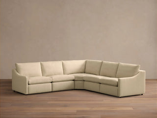 Kipton Slope Arm Five-Piece Motion Corner Sectional