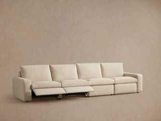 Kipton Wide Arm Four-Piece Motion Modular Sofa