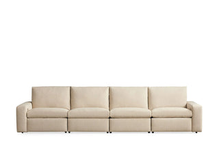 Kipton Wide Arm Four-Piece Motion Modular Sofa