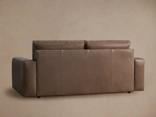 Kipton Wide Arm Leather Sofa
