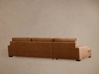 Remington Leather Two-Piece Chaise Sectional