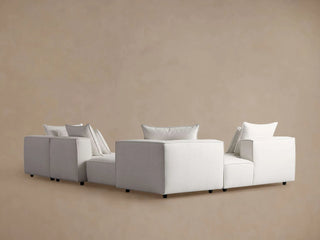 Coburn Five Piece Bumper Sectional