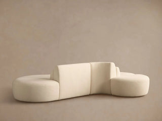 Lovina Three-Piece Sectional with Ottoman